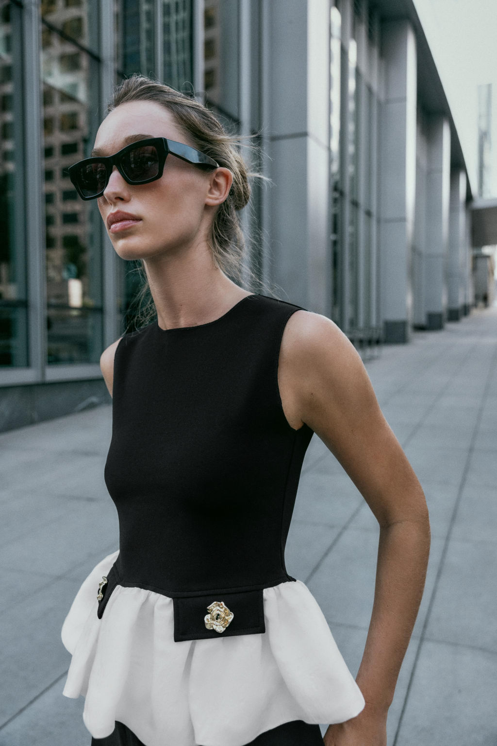 CONTRAST STRETCH TOP - Zara фото 2