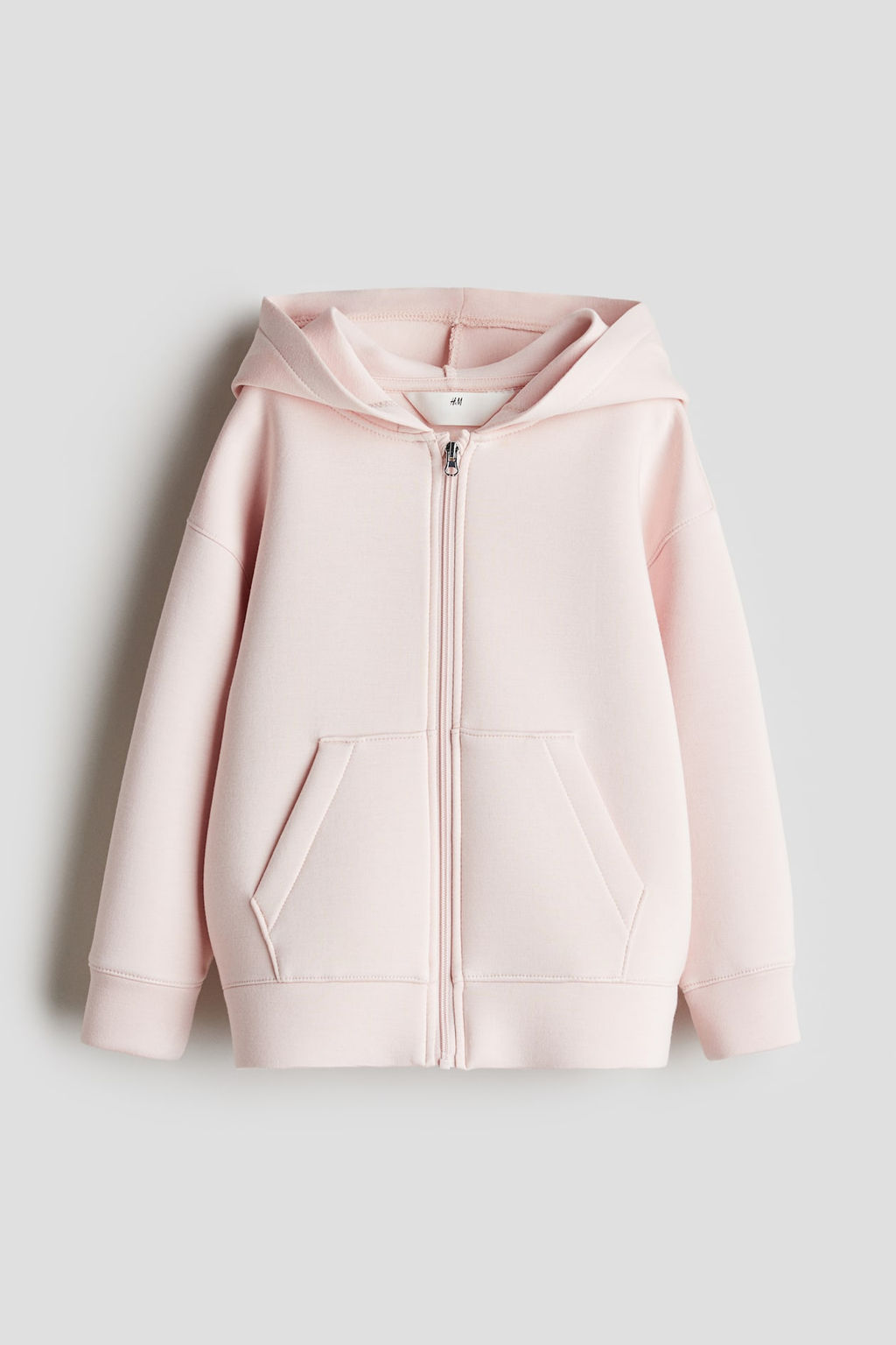 Chaqueta sudadera efecto neopreno con cremallera