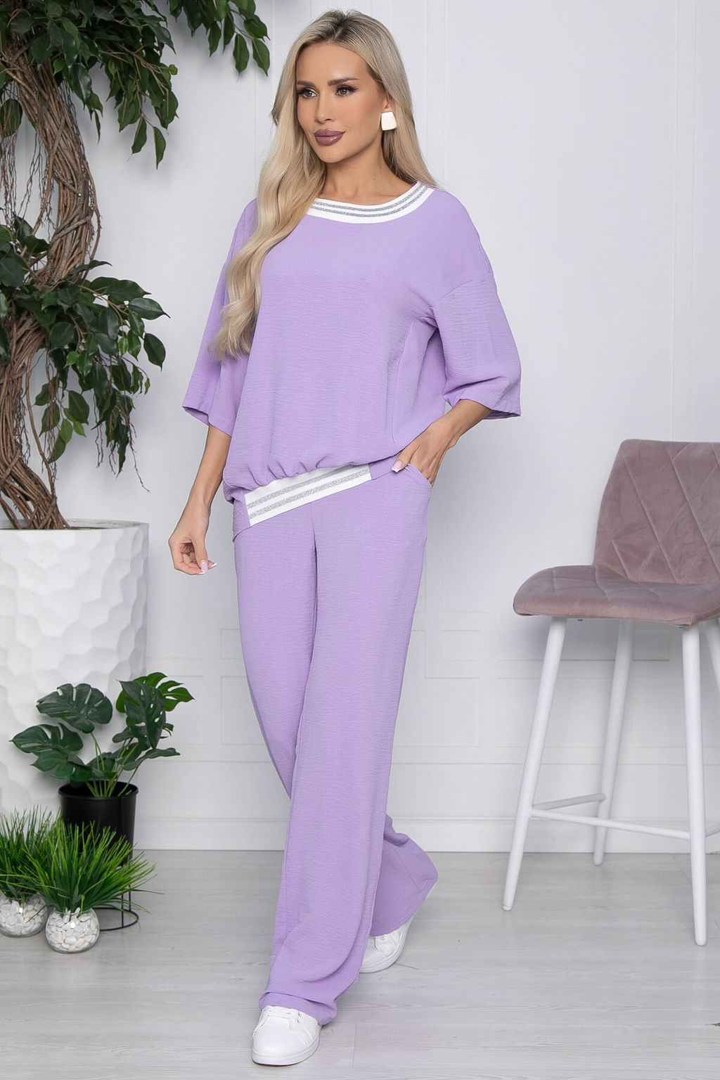 Костюм Римини (лаванда) К10565 - Lt collection фото 4