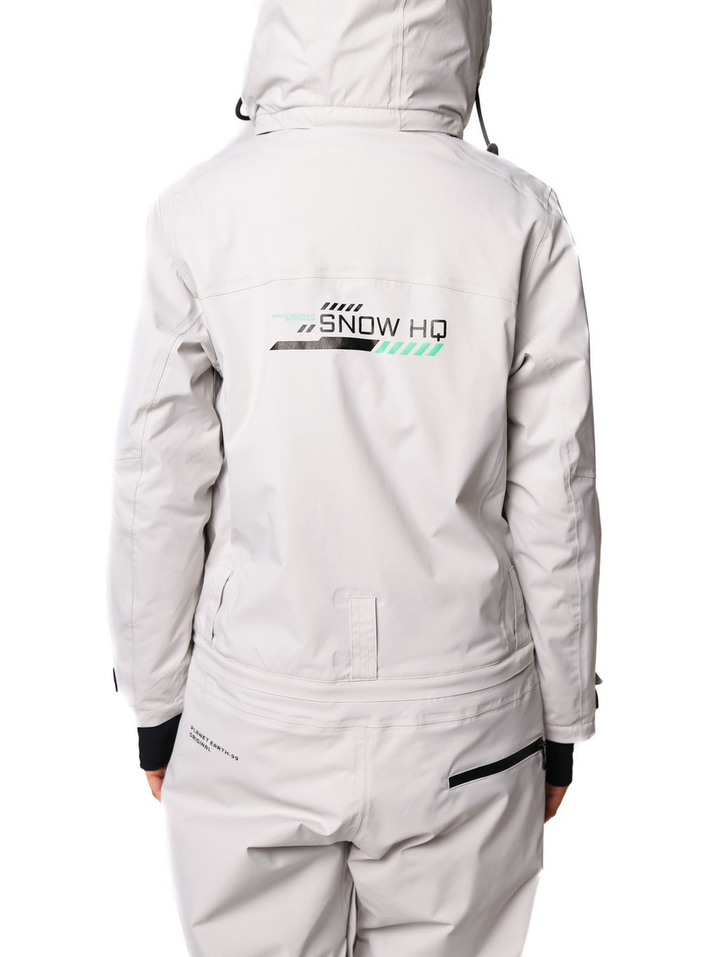 Комбинезон BB-0271 Бело-серый