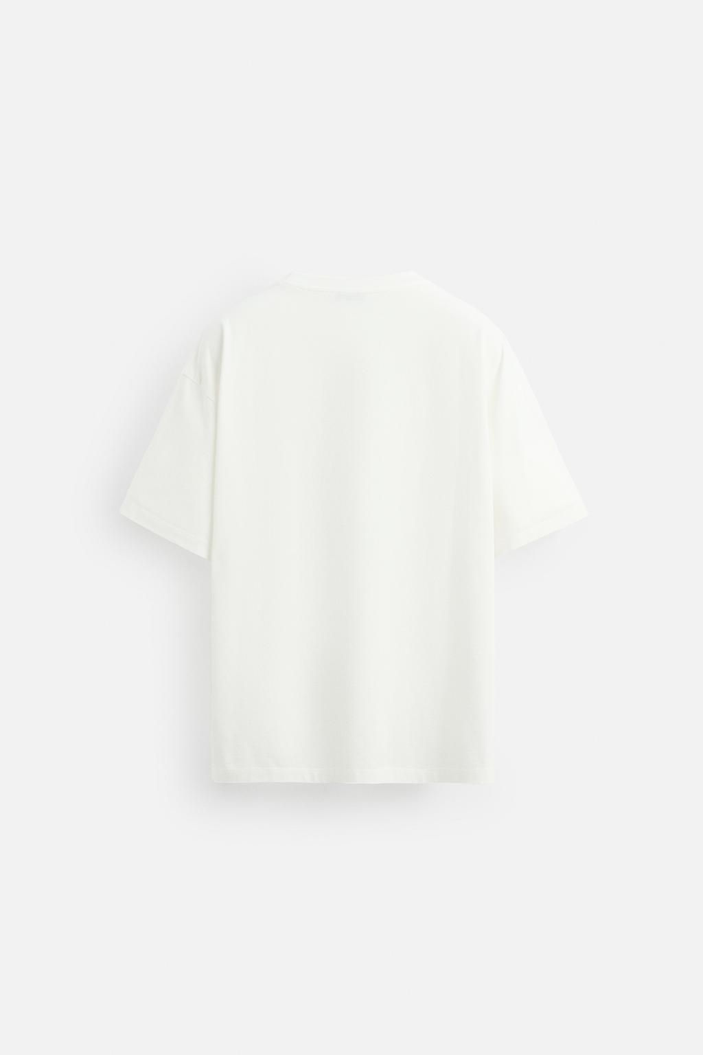 SLOGAN PRINT T-SHIRT - Zara фото 8