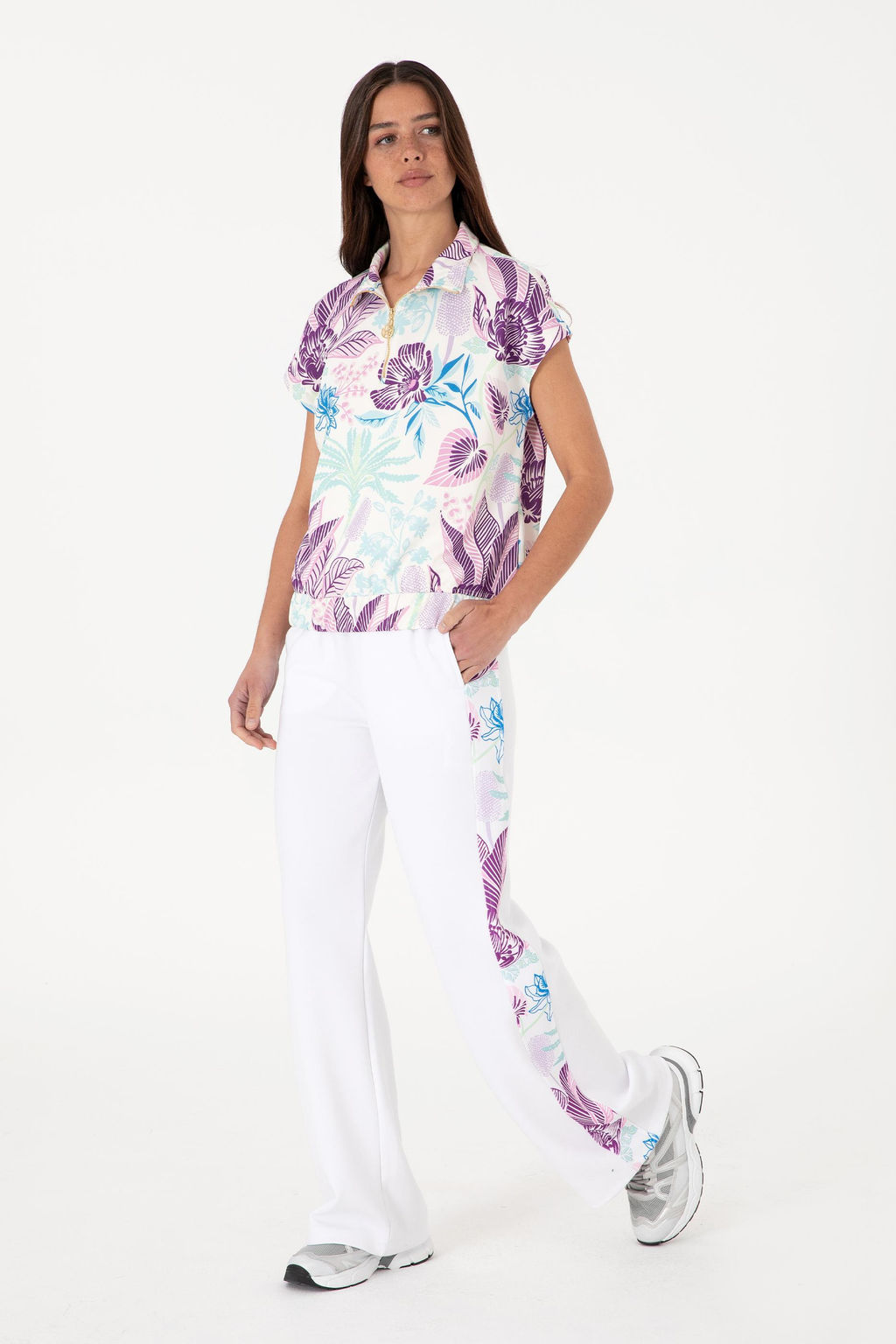 Kad_n Lila Sweatshirt Sepette S_rpriz _ndirim - U.s. polo assn фото 4