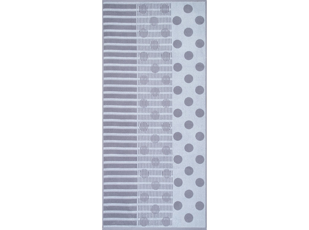 Полотенце махровое 6с102.411ж1 Горох (серебряный1) 67х150см