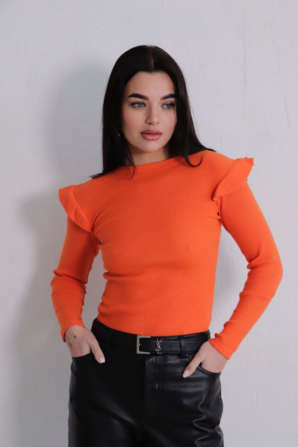 10207 Лонгслив с крылышками оранжевый - Martichelli фото 5