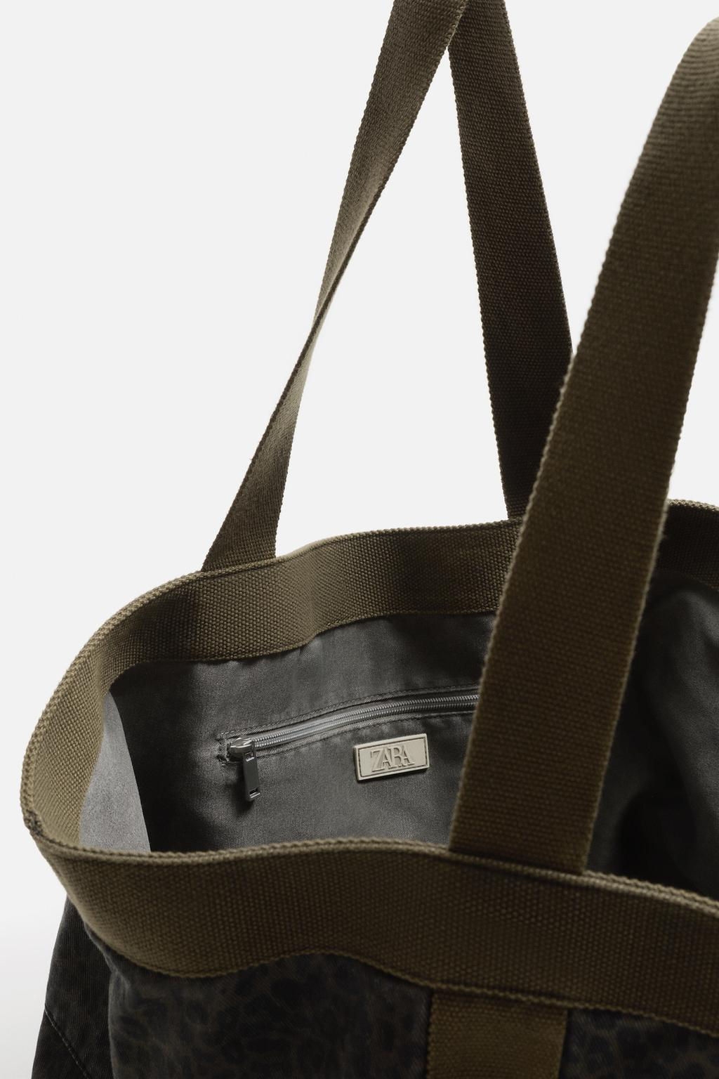 FABRIC SHOPPER BAG - Zara фото 6