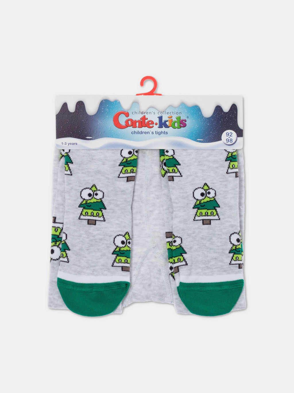 CONTE-KIDS NEW YEAR Колготки детские светло-серый - Conte elegant фото 8