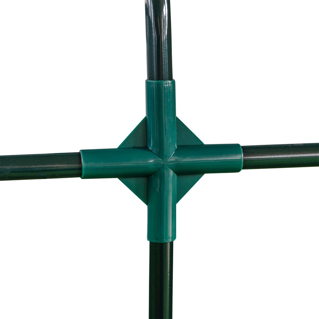 UGH-S31 L180 GREEN/GREEN Парник уличный, 180x90x90см. Металлическая труба в ПВХ, цвет зеленый. Тент из армированного полиэтилена 135г/м2, цвет сетки зеленый. TM ФитоЛето