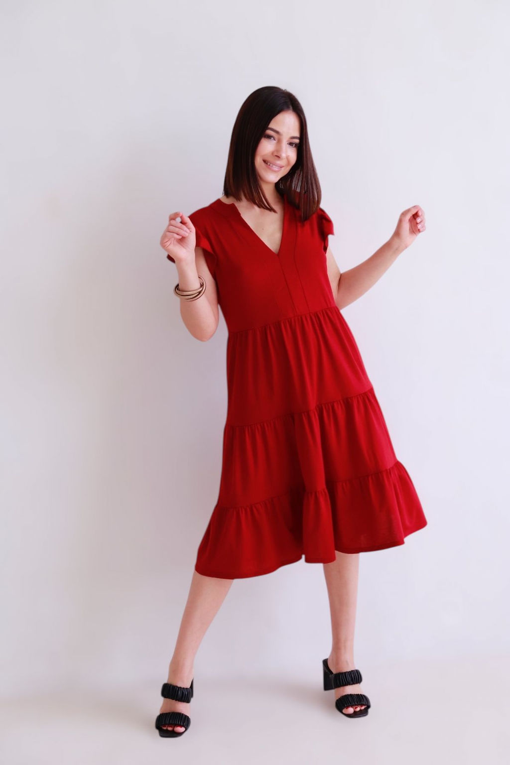 Martichelli Платье красное  фото 2