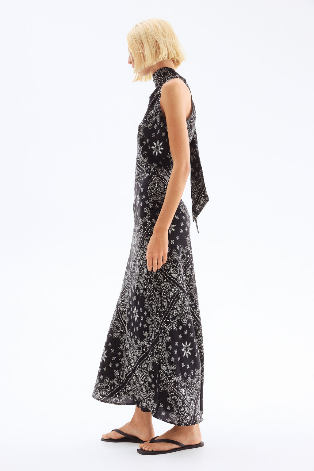 Falda larga de sat?n - H&m фото 5