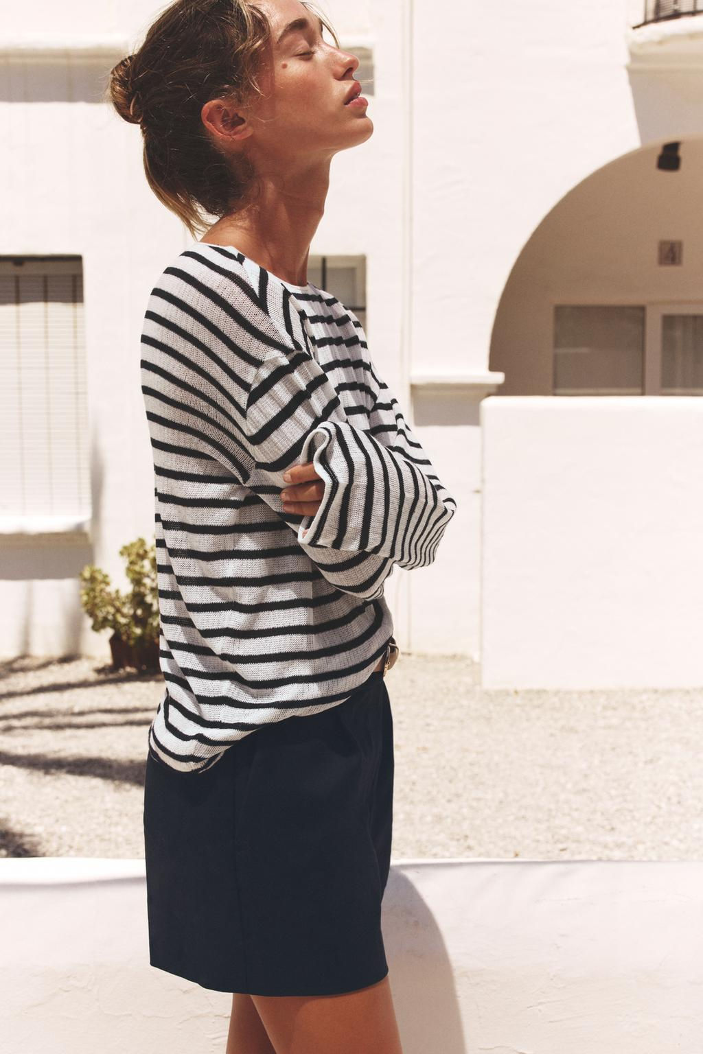 RUSTIC COTTON T-SHIRT - Zara фото 2