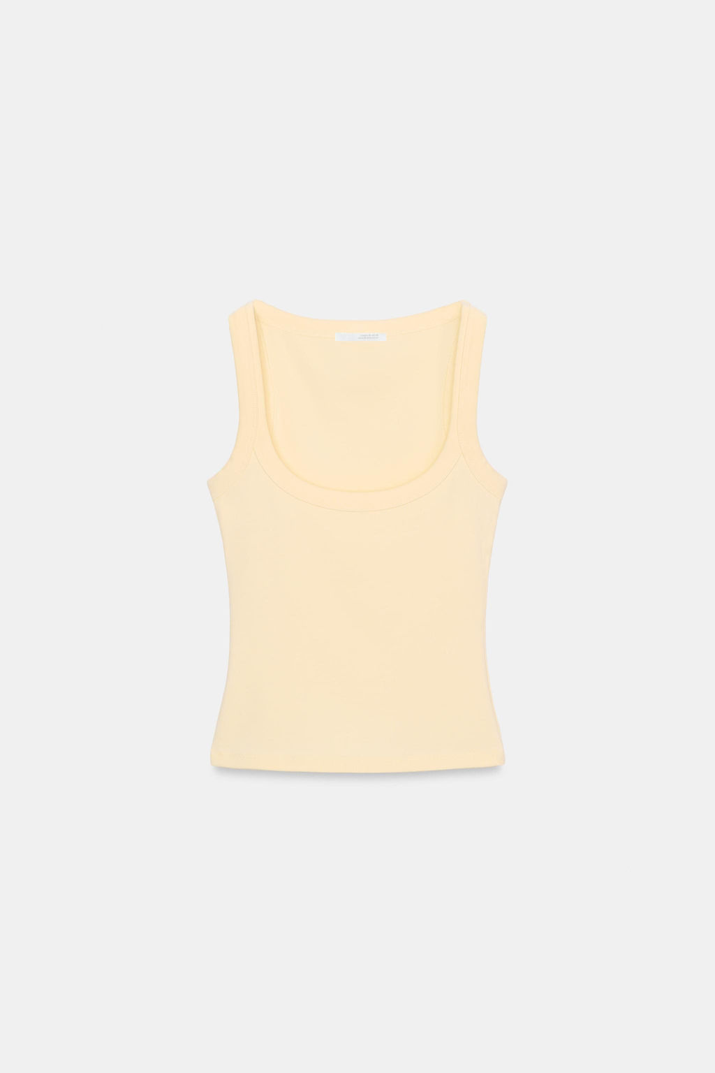 CAMISETA ALGOD?N MANGA SISA / Amarillo - Zara фото 6