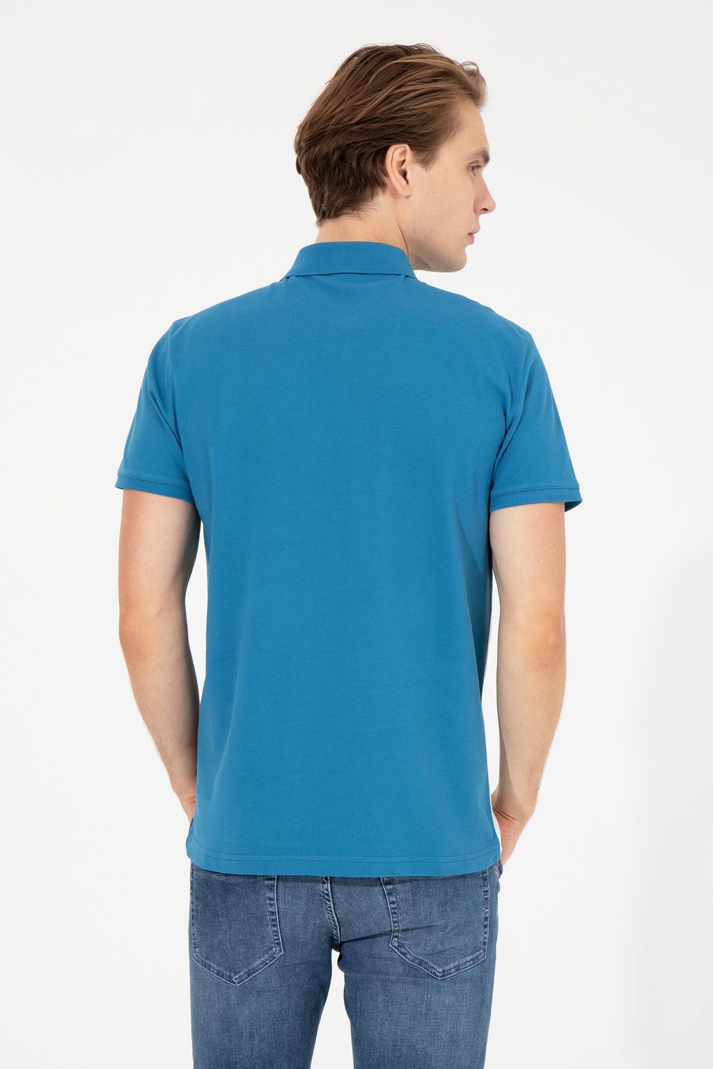 U. S. Polo Assn Мужская футболка-поло Petrol - U.s. polo assn фото 5