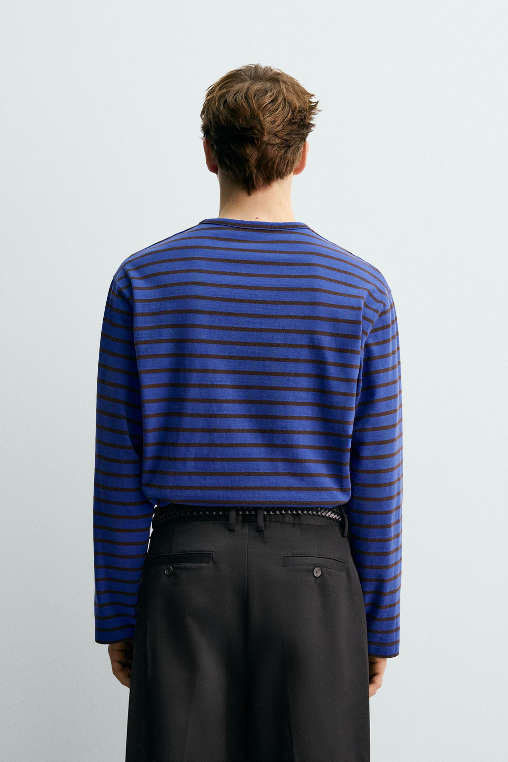 STRIPED JACQUARD T-SHIRT AARON LEVINE X ZARA фото 3