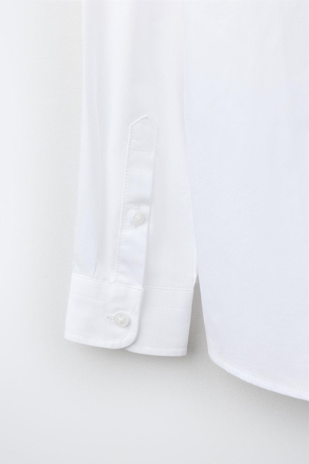 CAMISA LISA TRAJE / Blanco - Zara фото 4