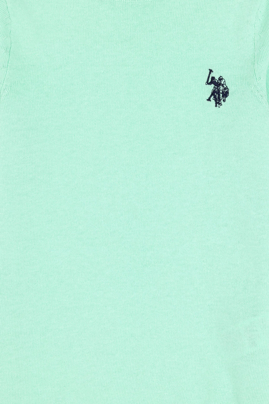 Базовый свитер мятного цвета для мальчика Дополнительная скидка 11% в корзине - U.s. polo assn фото 3