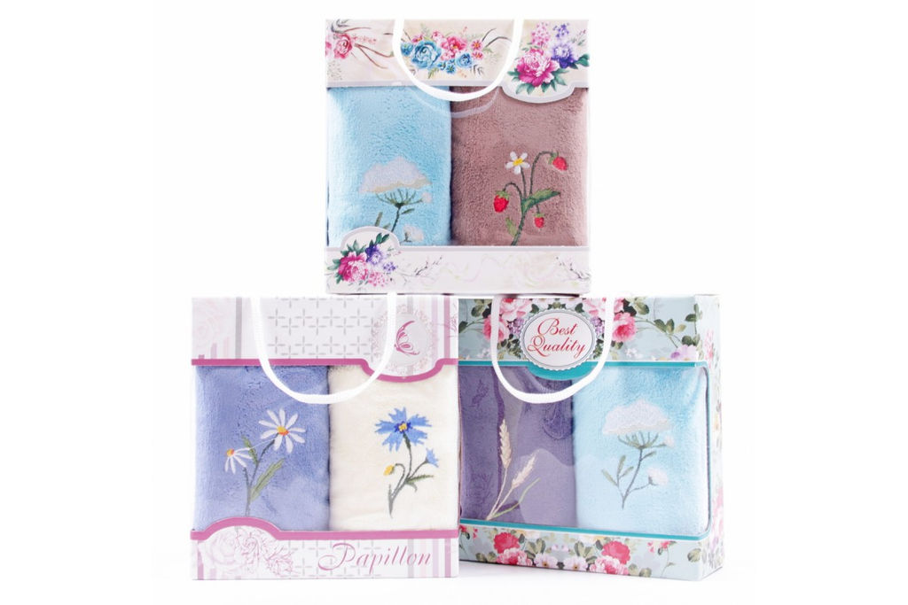 Набор полотенец микрофибра А7002-480 в сумочке Р+Р