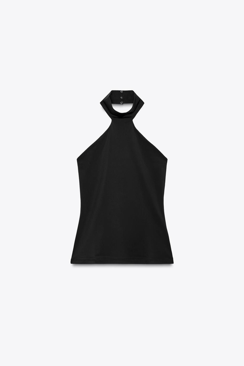 POLYAMIDE HALTER TOP - Zara фото 7