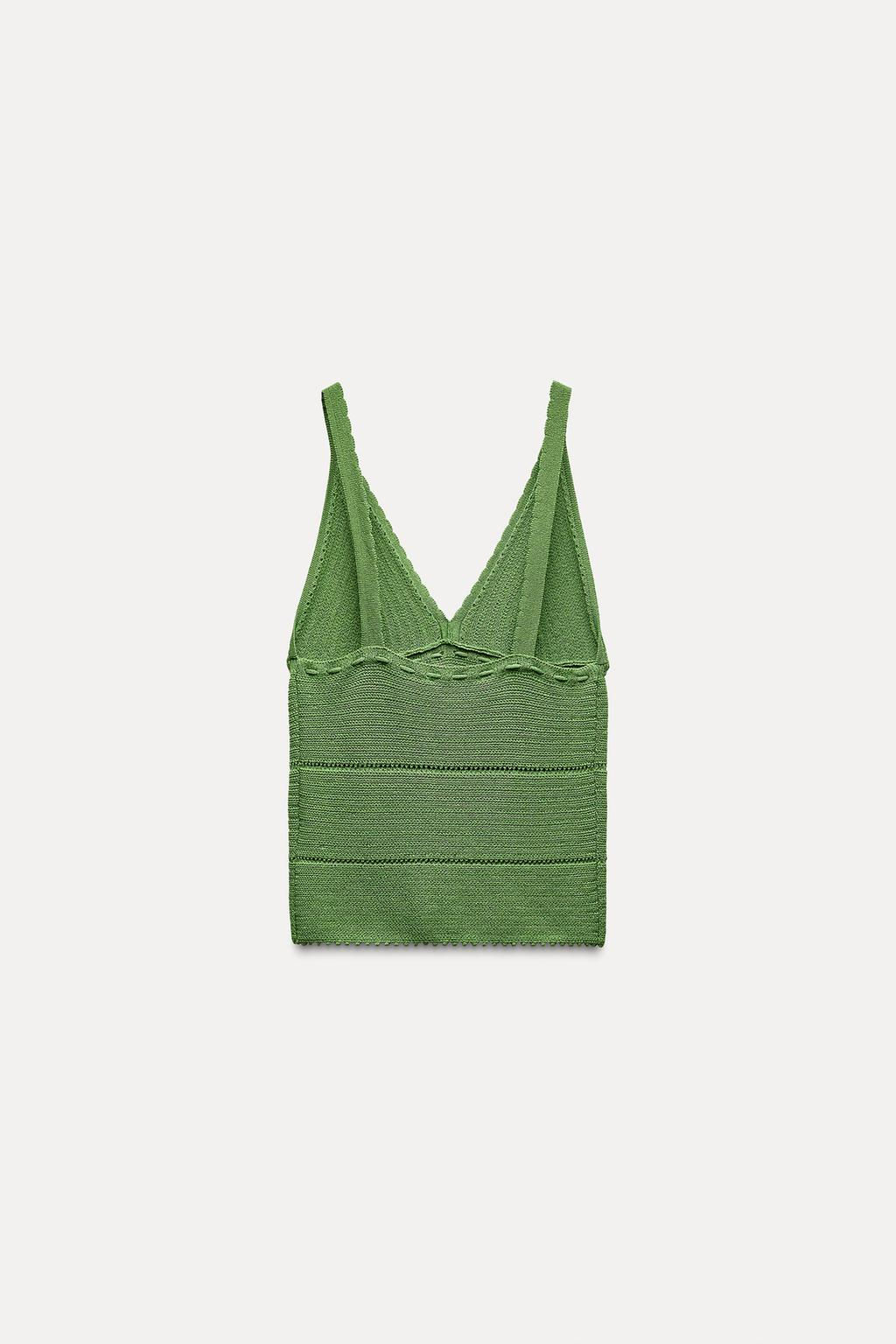 POINTELLE KNIT TOP - Zara фото 20