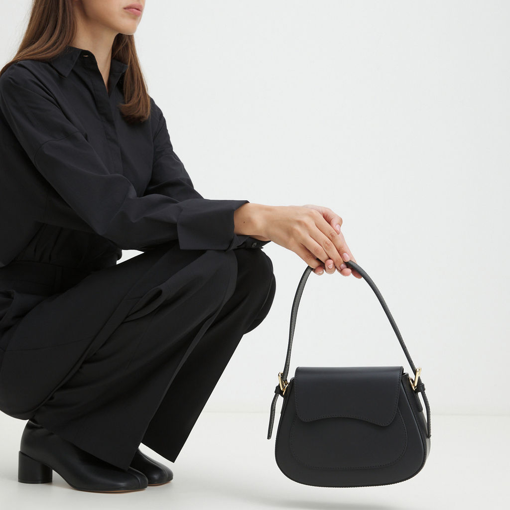 Женская сумка на плечо DIVAS BAG Steffany Артикул 3896350, черный  фото 2