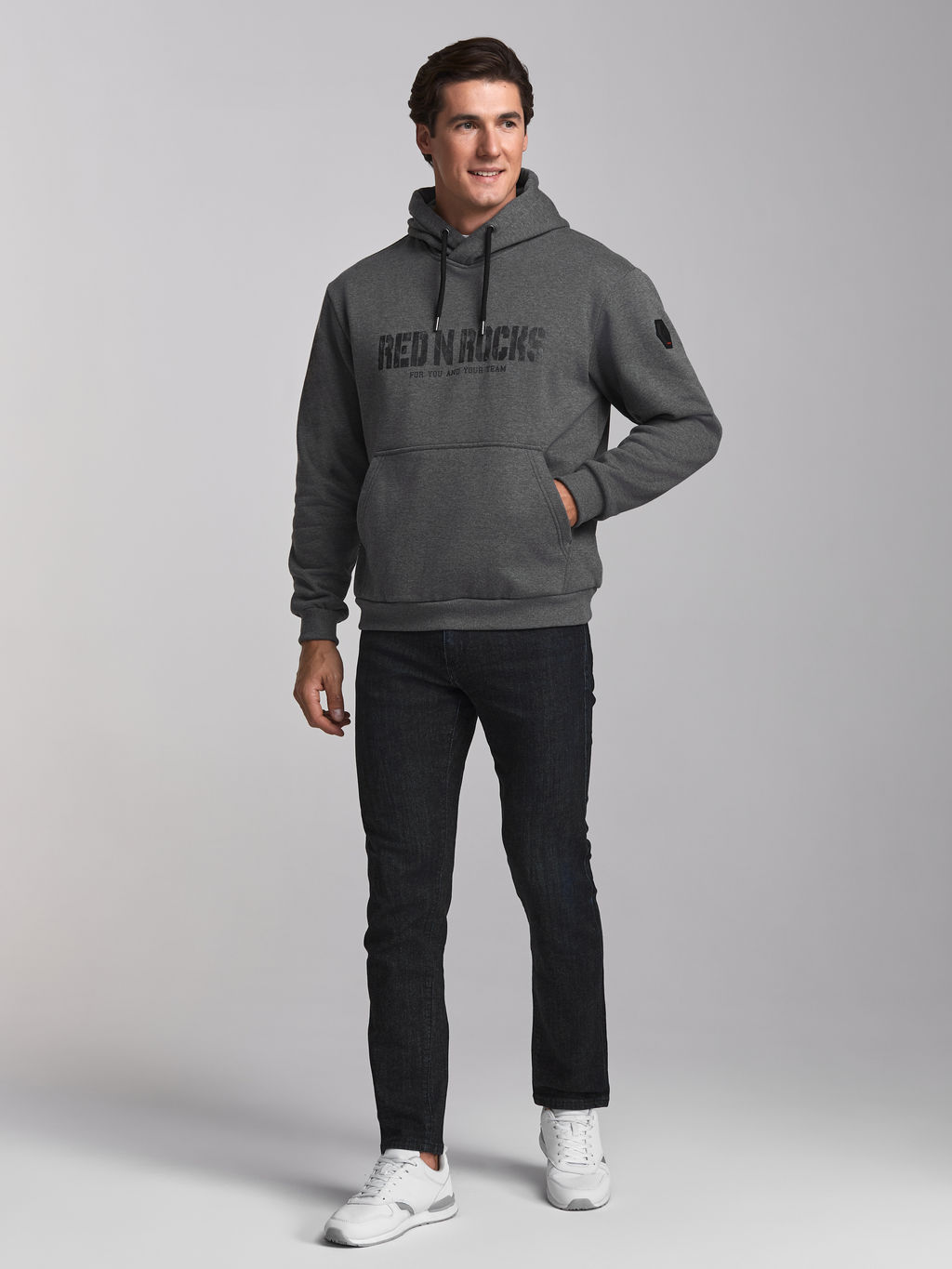 Толстовка мужская 52M-RR-1798 RED-N-ROCKS - Addic фото 2