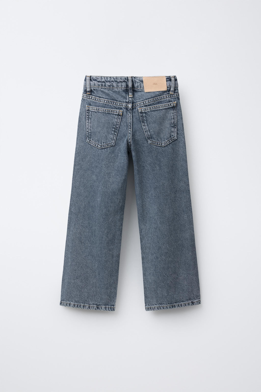 STUDDED WIDE-LEG JEANS - Zara фото 2