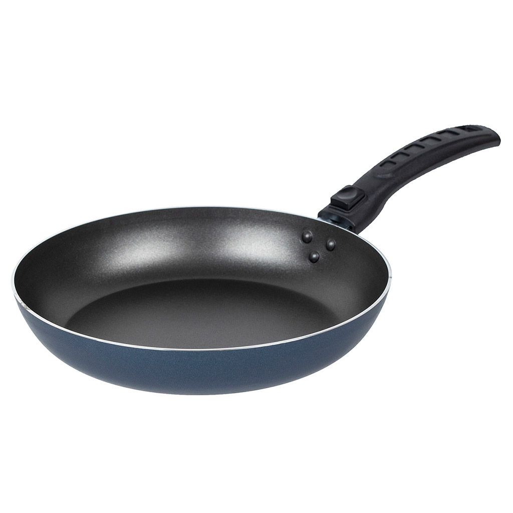 Azure Сковорода с антипригарным покрытием д26см Сатин, h4,5см, s2мм, съемная бакелитовая ручка, синий (Россия)