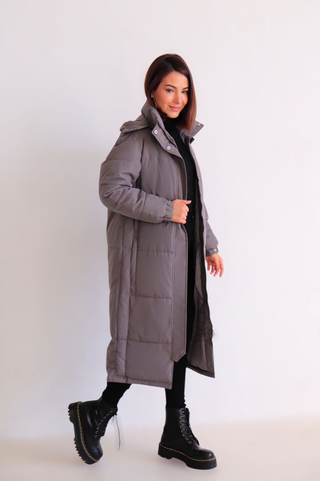 Martichelli Пуховик серый