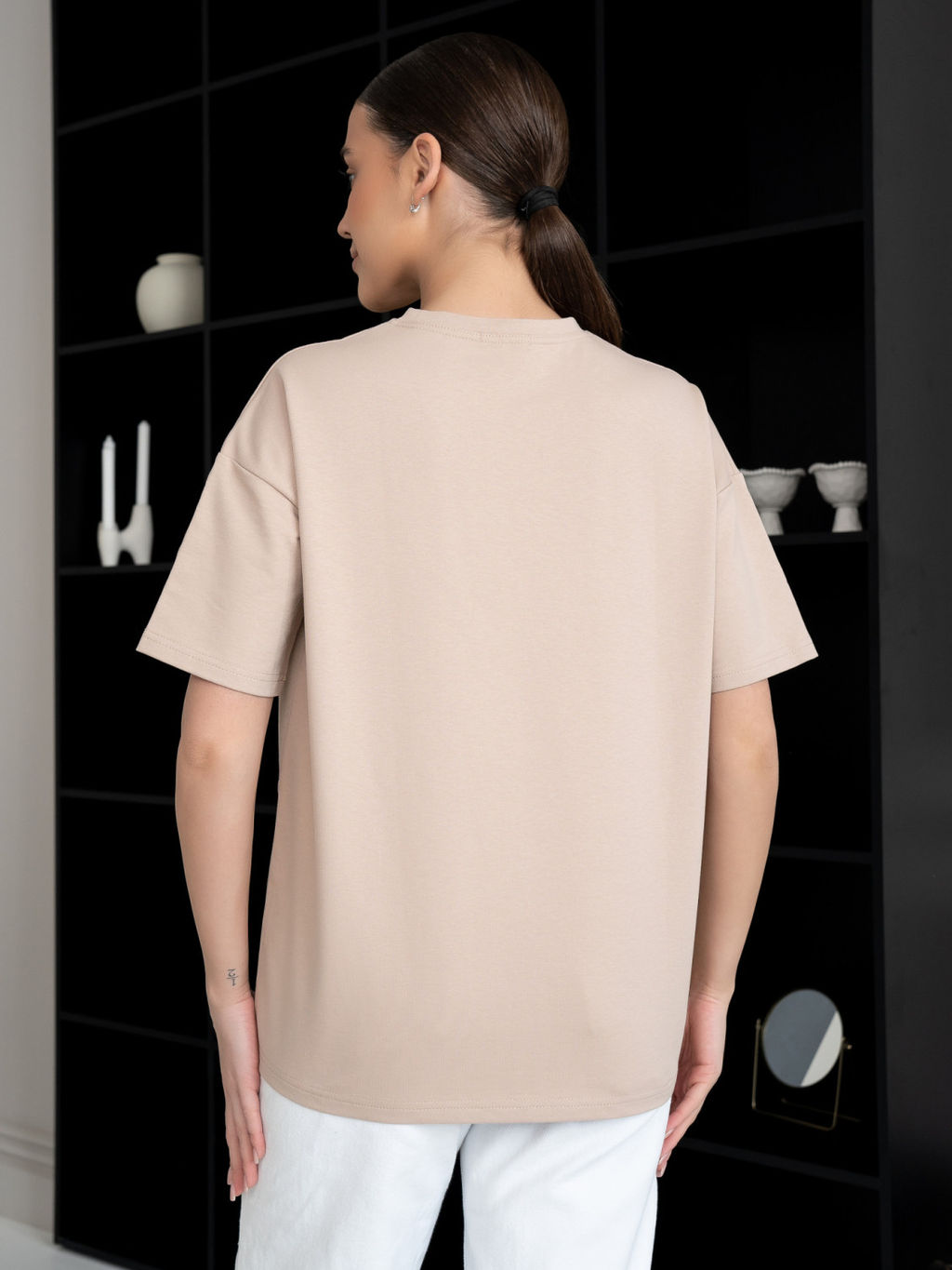 Футболка Оверсайз, цв. Бежевый