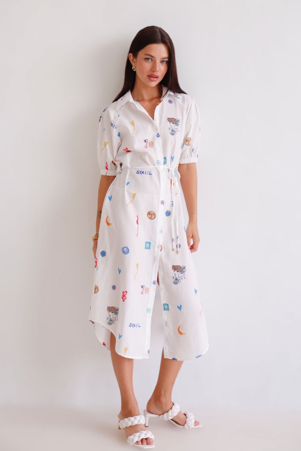 Martichelli Платье летнее с принтом  фото 2