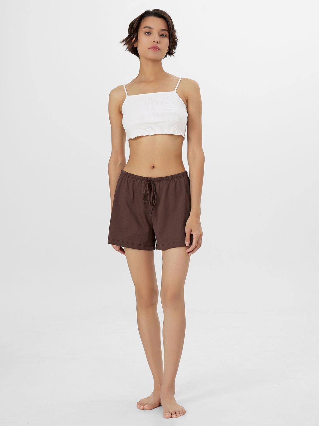 Шорты женские коричневые - Mark formelle фото 3