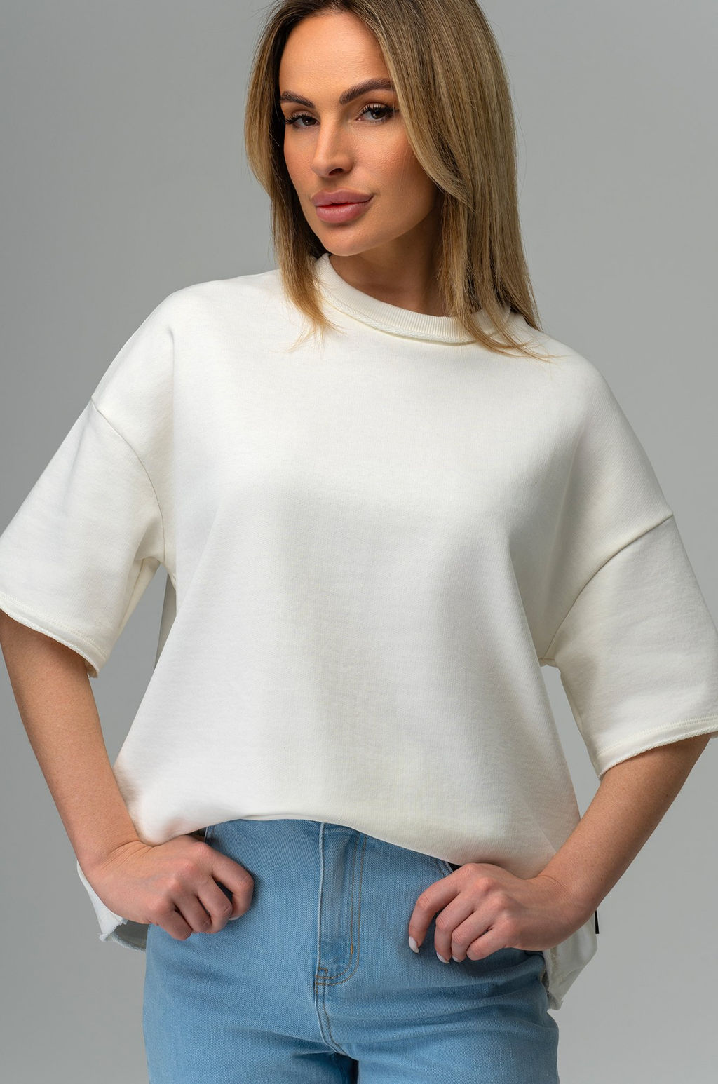 Женская футболка из футера Happyfox