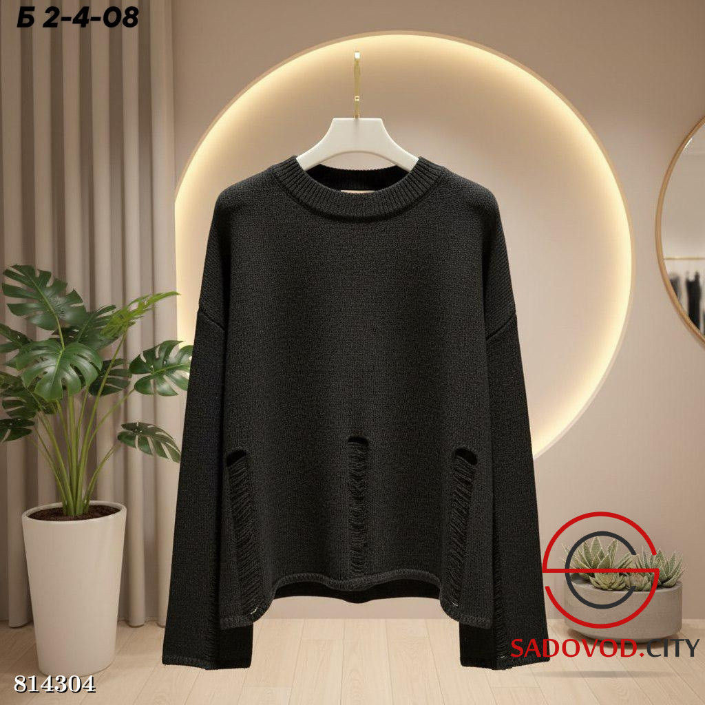 Джемпер женский с рваным эффектом - Bruno фото 6