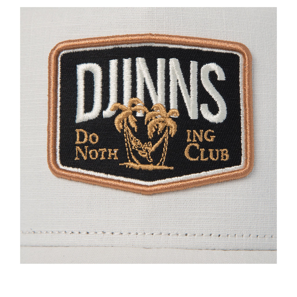 Бейсболка DJINNS арт. HFT Do Nothing Club SunnyFab (белый)  фото 3