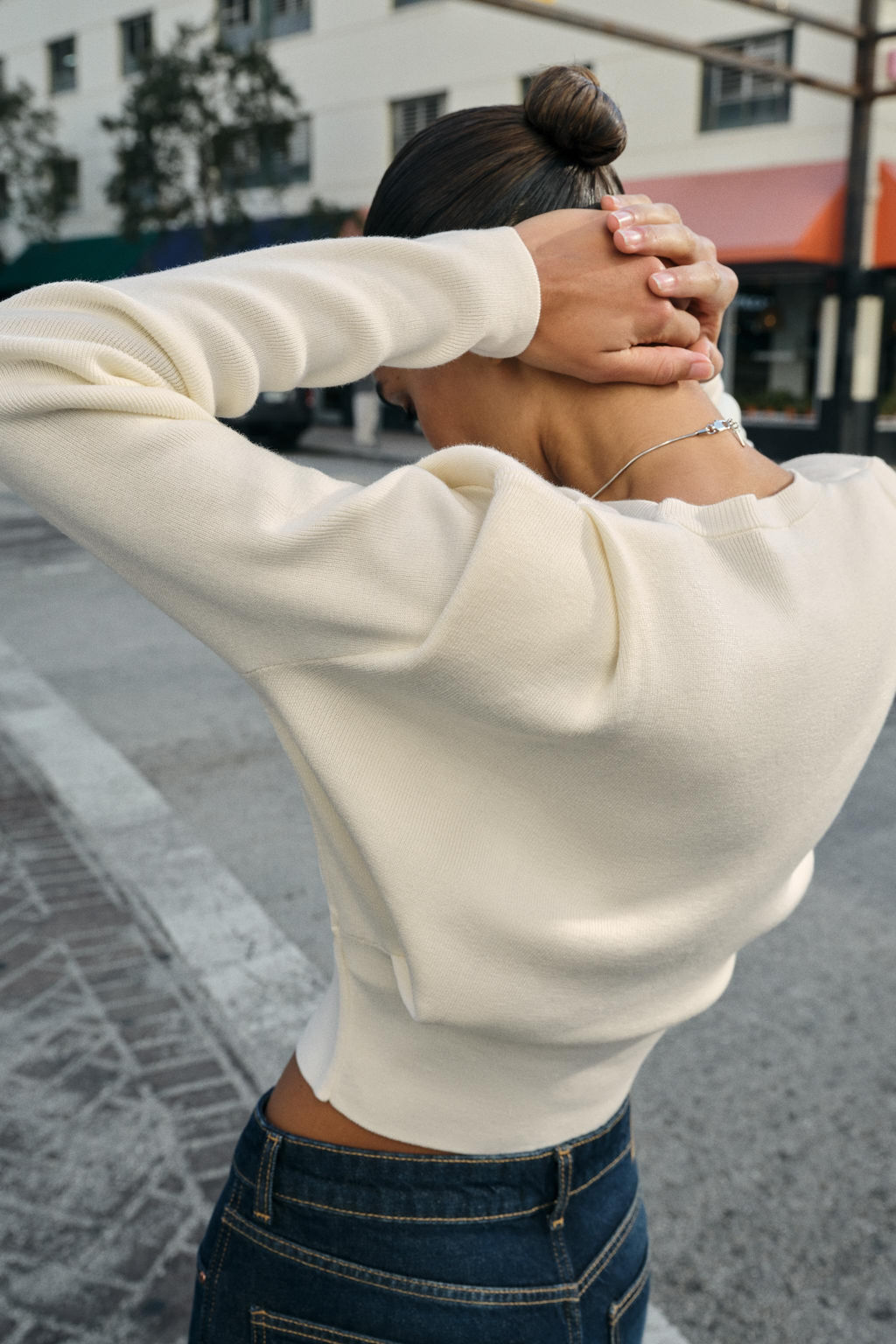 JERSEY PUNTO HOMBRERAS / Crudo - Zara фото 5