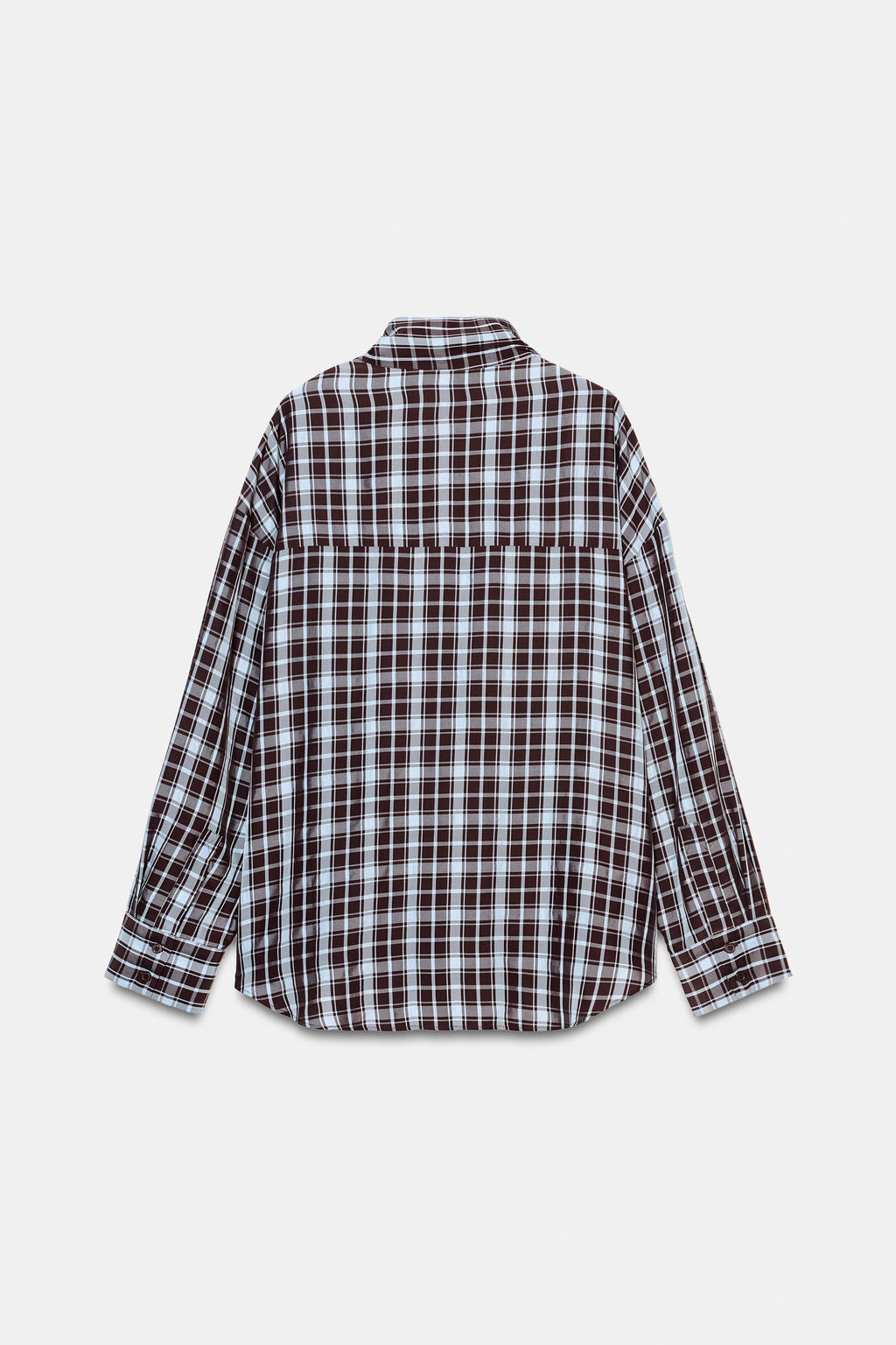 CHECK WRAP SHIRT - Zara фото 17