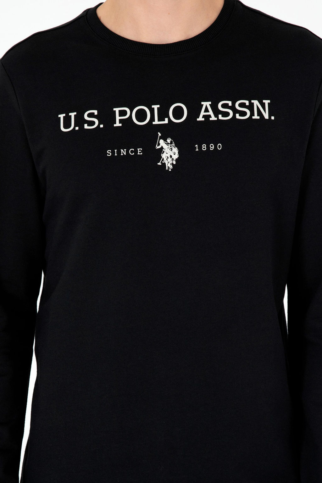 Мужской черный свитшот Неожиданная скидка в корзине - U.s. polo assn фото 6
