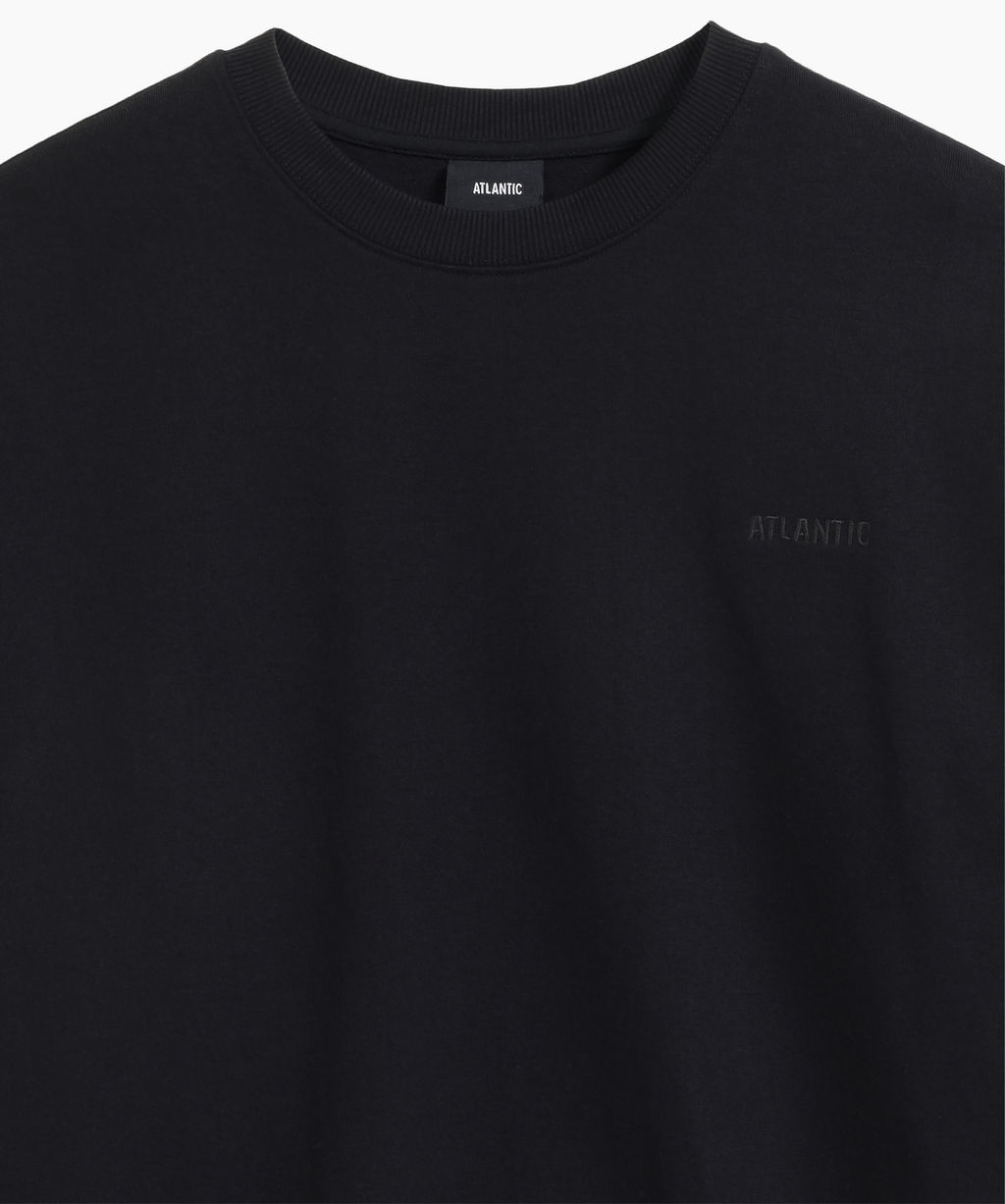 ATLANTIC HMT-002 Свитшот мужской French Terry черный фото 4