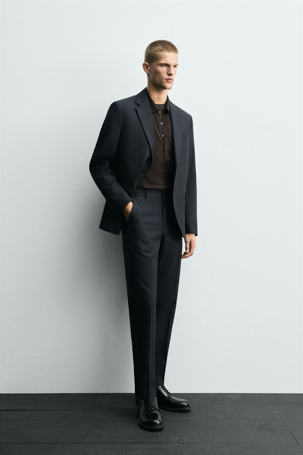 HOUNDSTOOTH SUIT TROUSERS - Zara фото 4