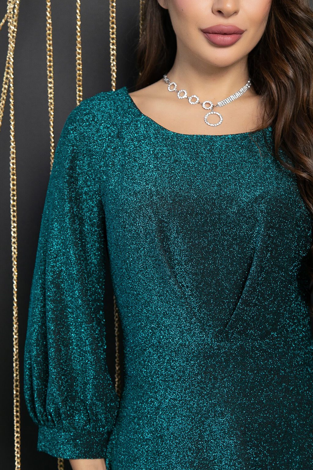 Платье Романтический вечер (бирюзовое) П11972 - Lt collection фото 3