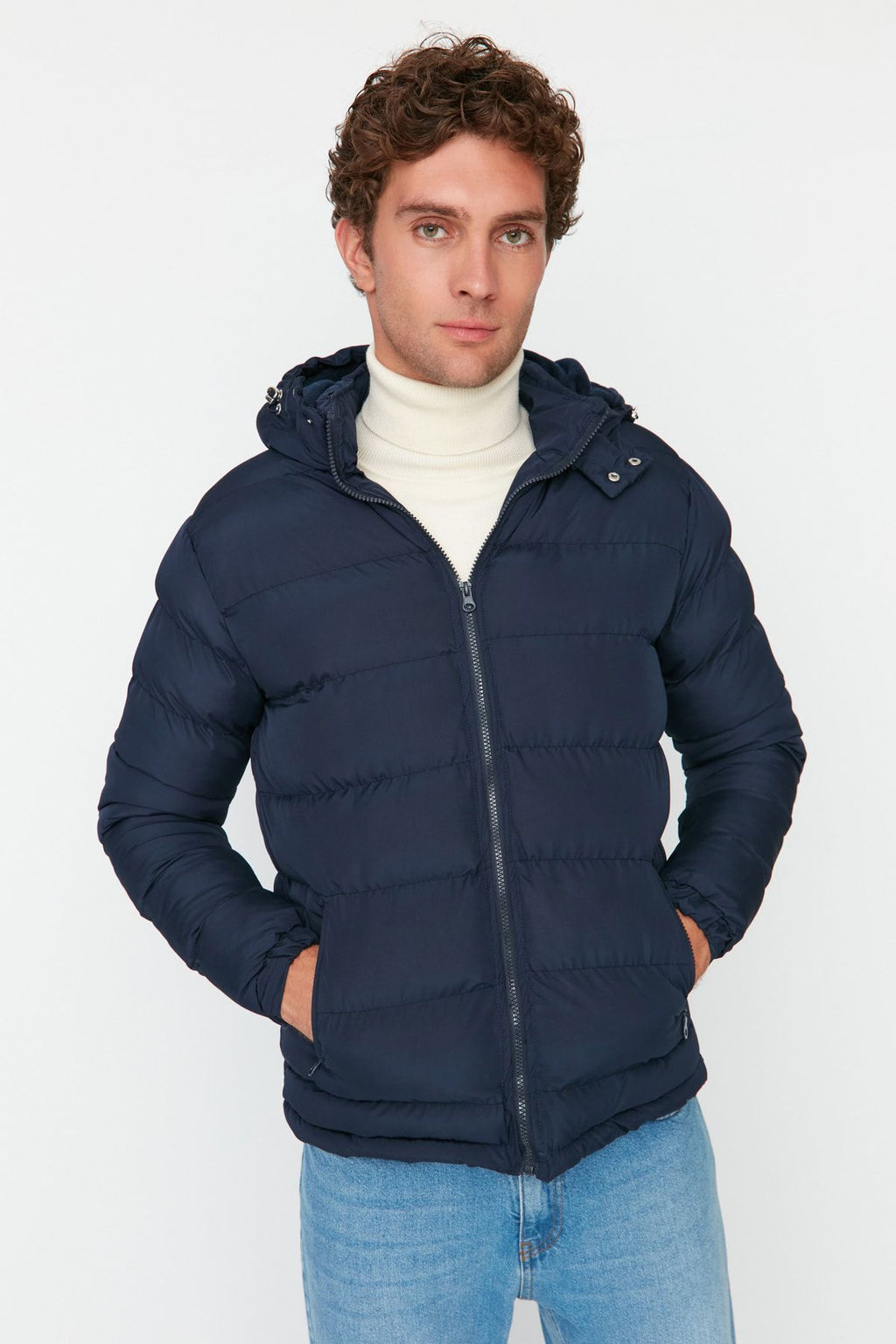 TRENDYOL MAN Haki Regular Fit Ruzgara ve Suya Dayan?kl? Sisme K?sl?k Mont TMNAW22MO0132 - Trendyolmilla фото 15