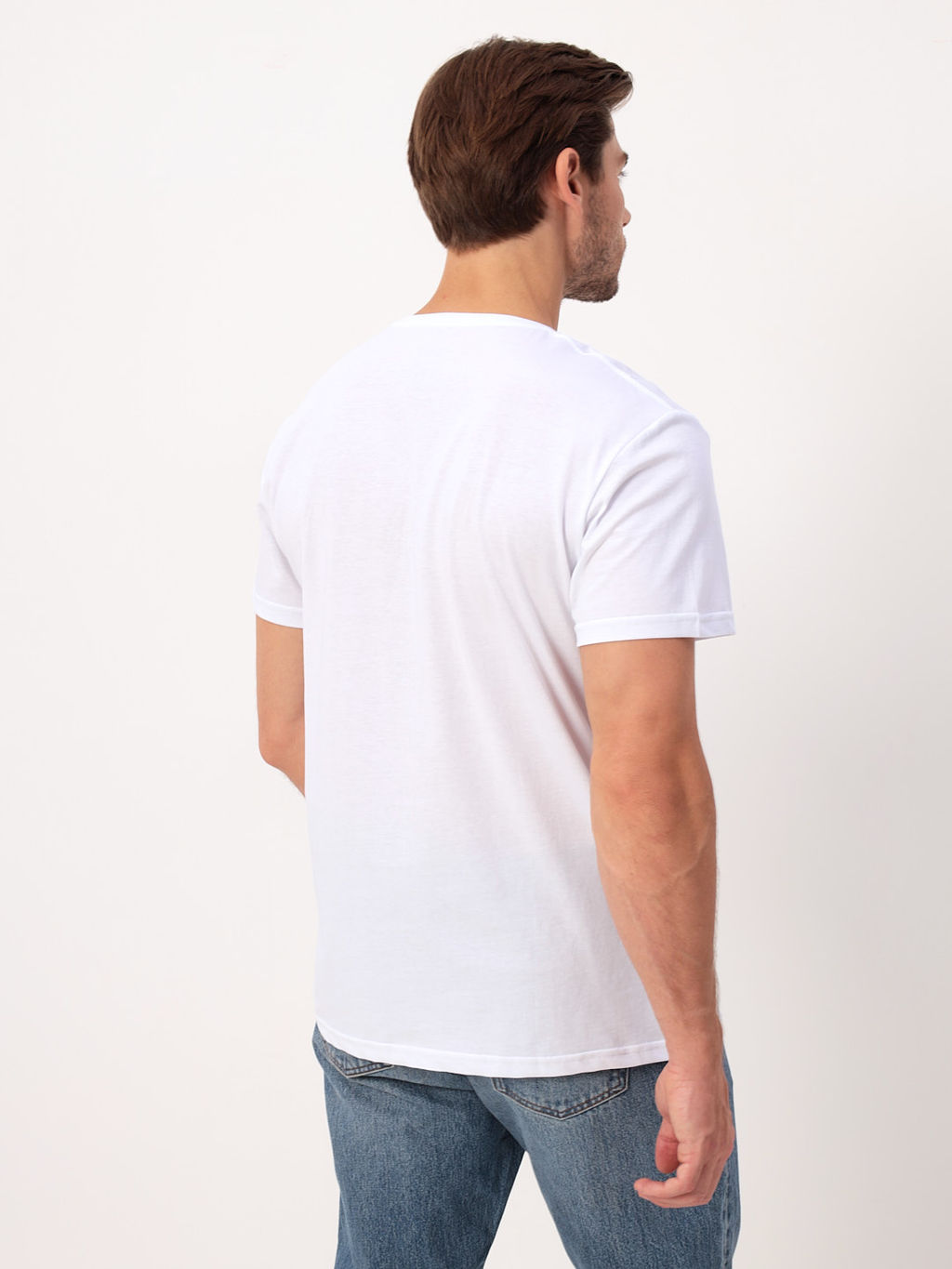 Футболка мужская короткий рукав GREG G146-RD-0001 (белый) фото 7