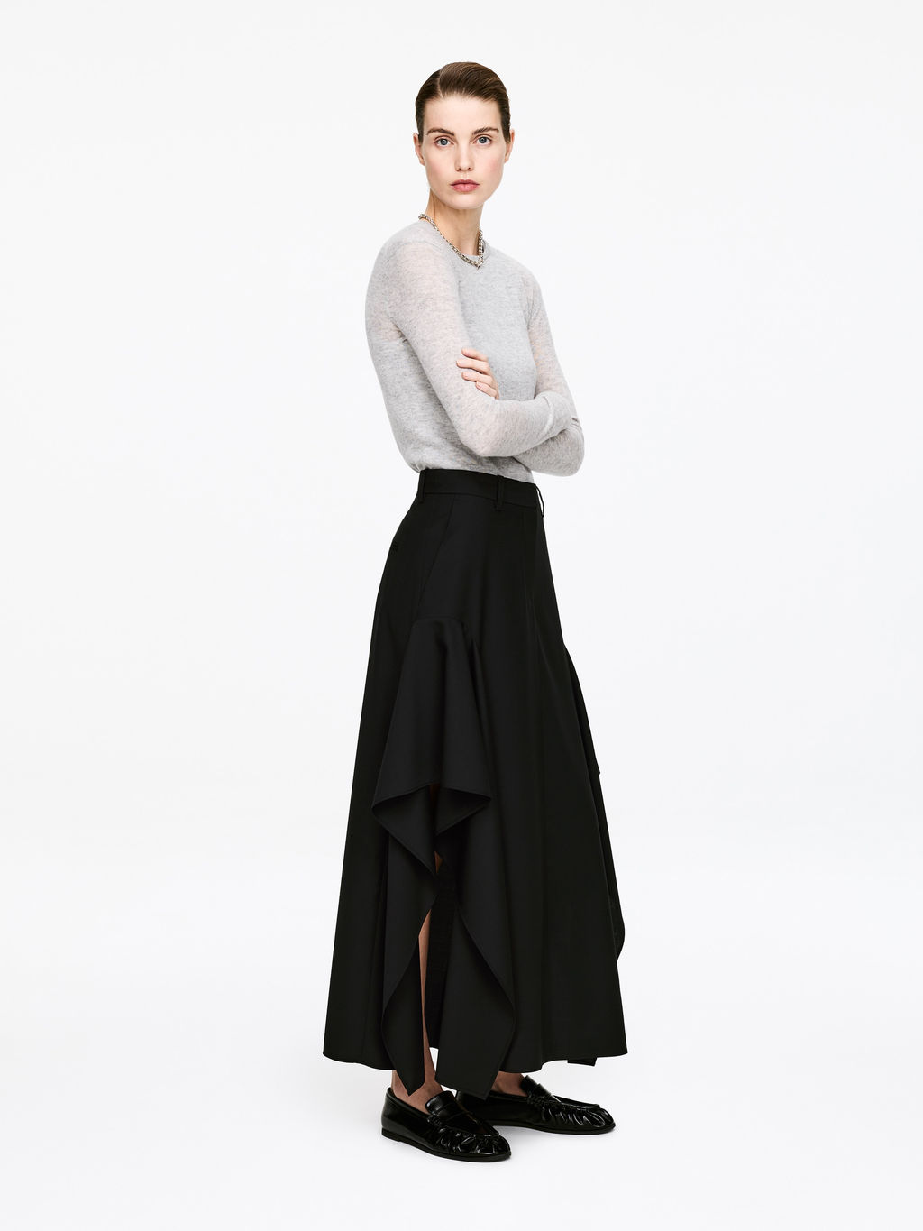 Falda sastre con volantes - H&m фото 3