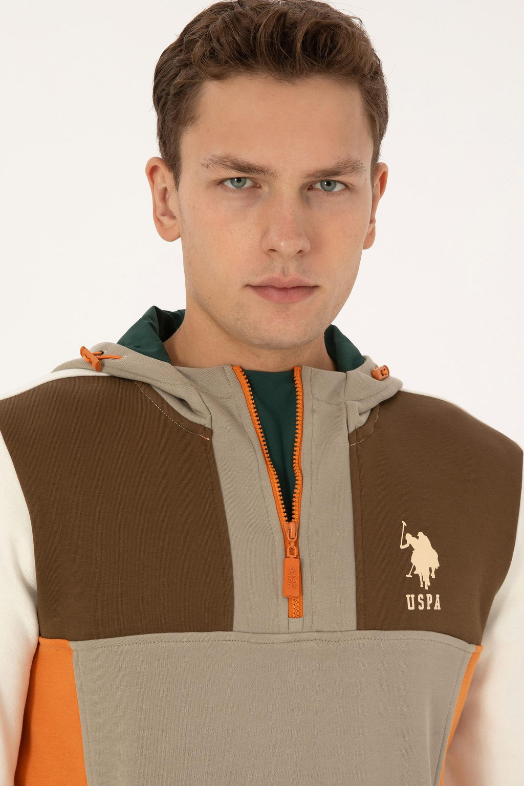Erkek Krem Sweatshirt - U.s. polo assn фото 2