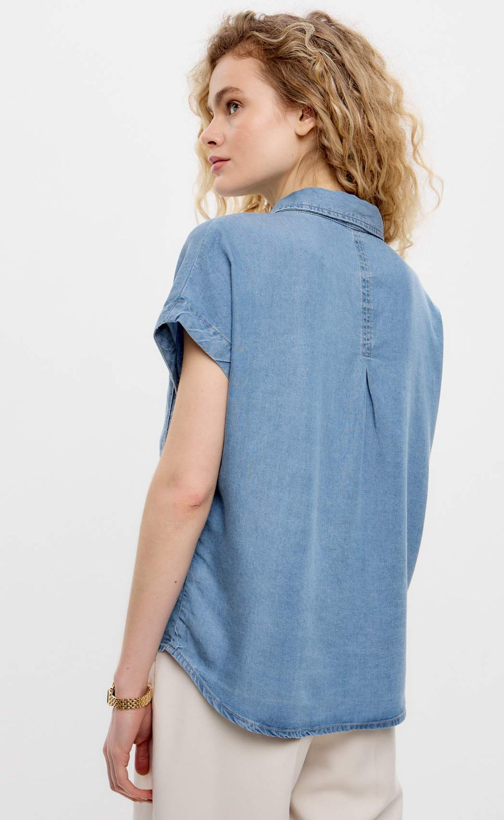 Рубашка к/р P512-1115 m.blue