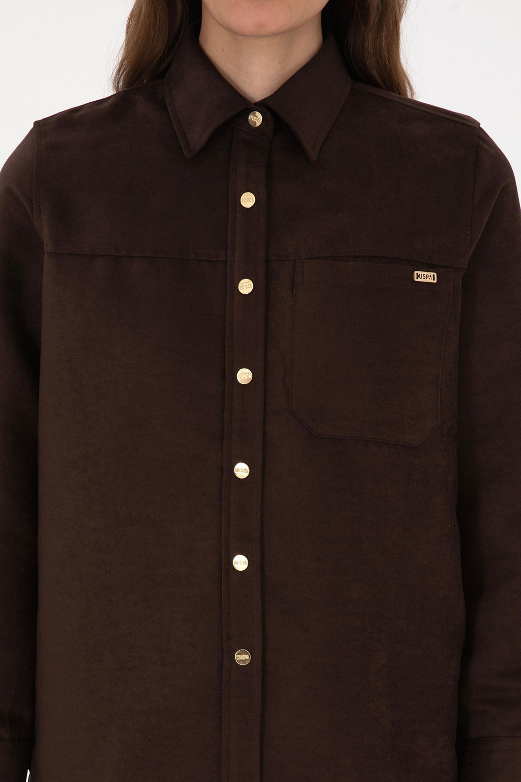 Kad_n Kahverengi Uzun Kollu G_mlek - U.s. polo assn фото 6