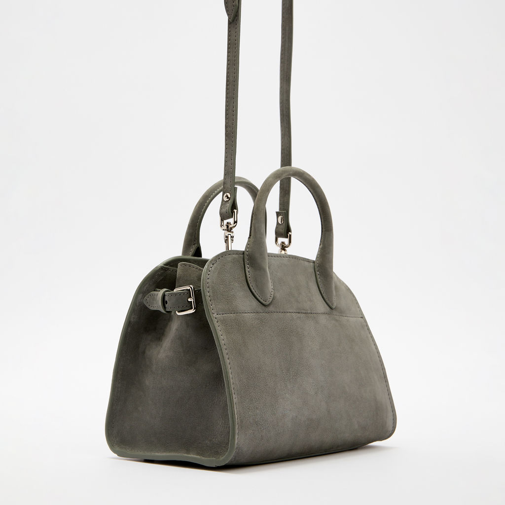 Женская сумка с ручками CALZETTI ASHLEY MINI Артикул 4250257, светло-серый  фото 2