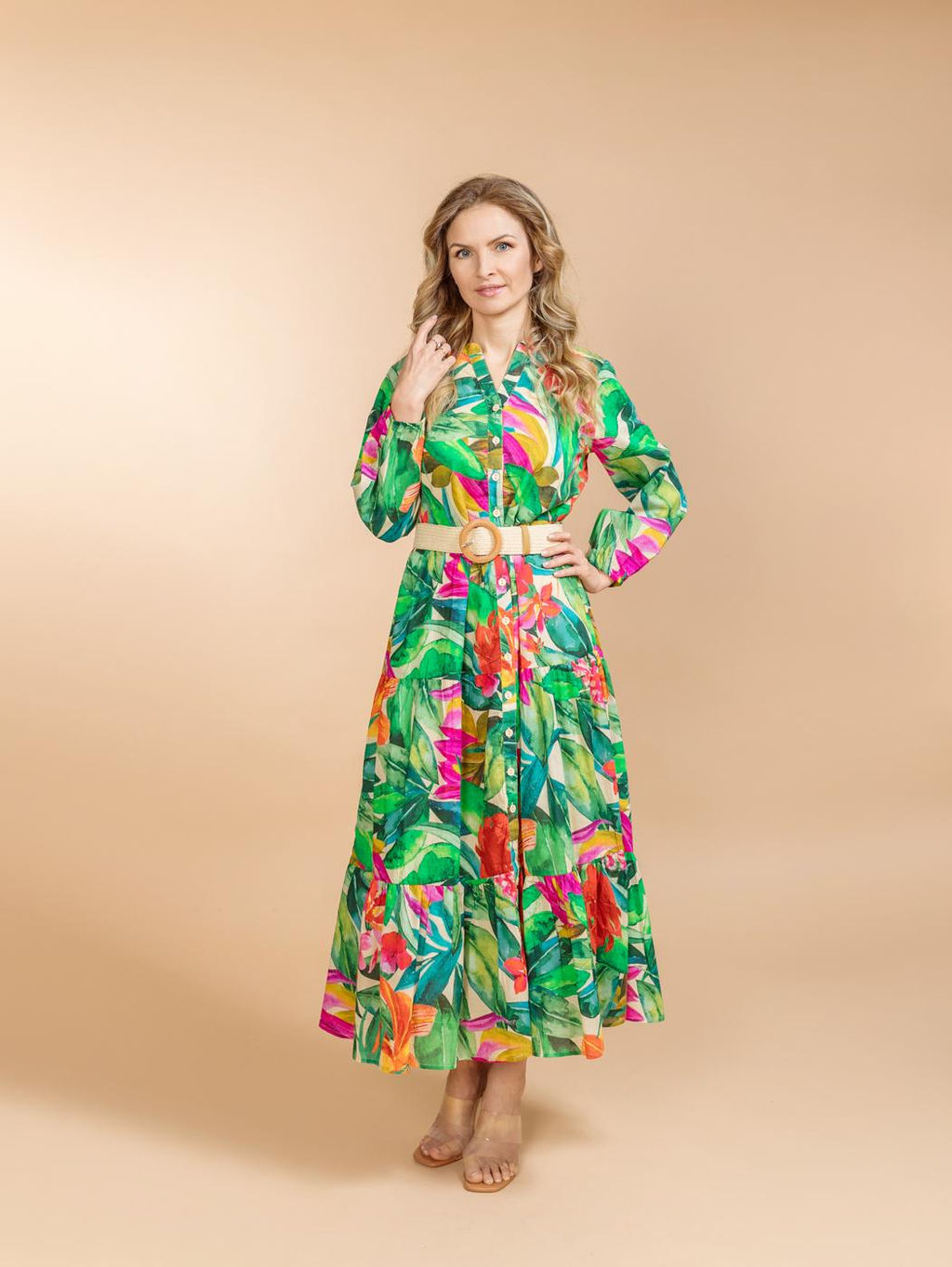 Платье (хлопок) №25-454-6 (Лето 2025) - Ганг фото 5