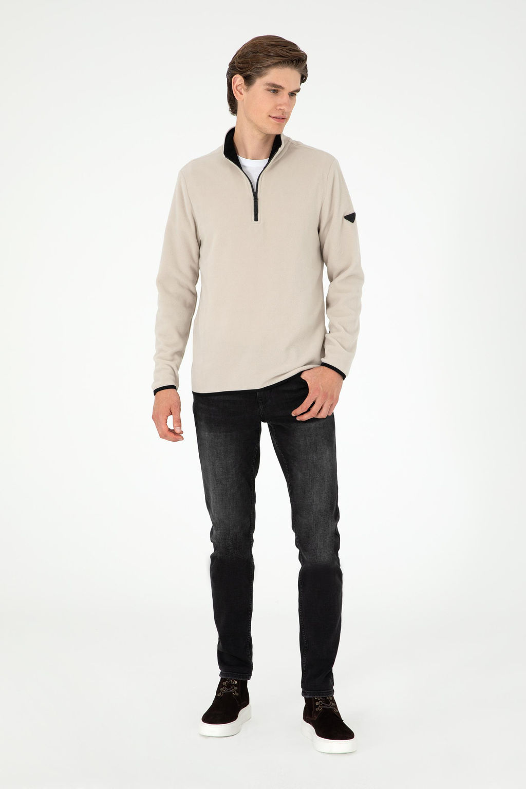 Мужская базовая толстовка Stone - U.s. polo assn фото 4