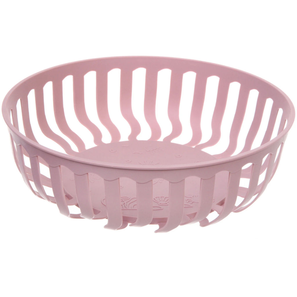 Цена за 4 шт. Сухарница пластиковая "SEGRETO" 26*8см пыльная роза