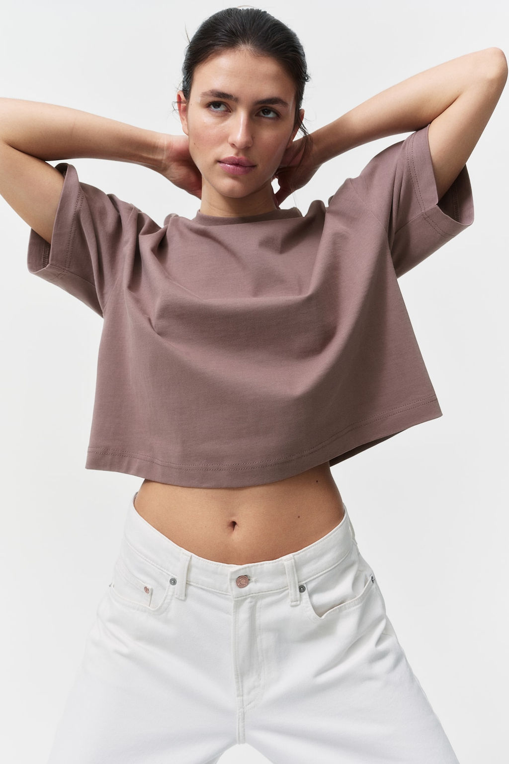 Camiseta boxy - H&m фото 3